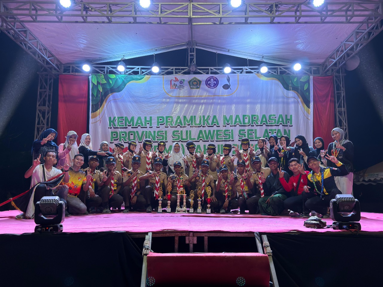 Pramuka MAN Gowa Raih Juara Umum II di Kemah Madrasah Provinsi Sulsel 2026